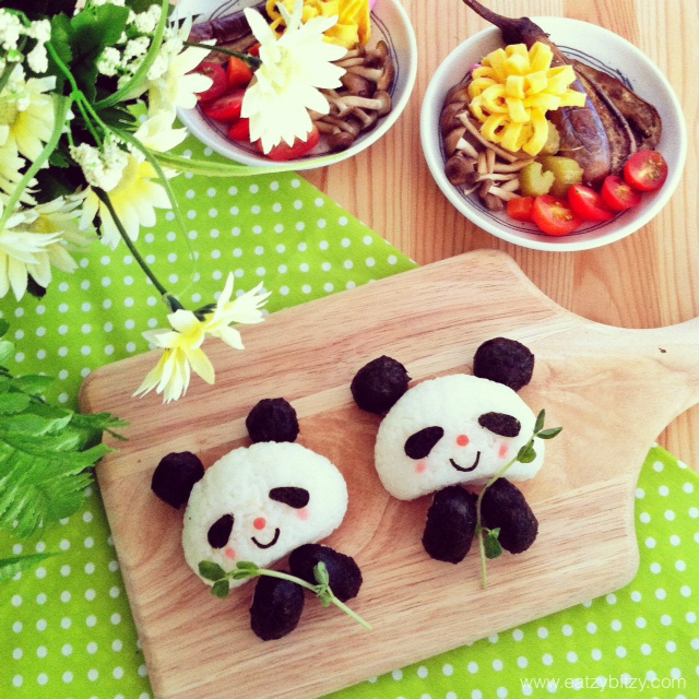 Cute food panda, Bento, Cute food, Food, Food art